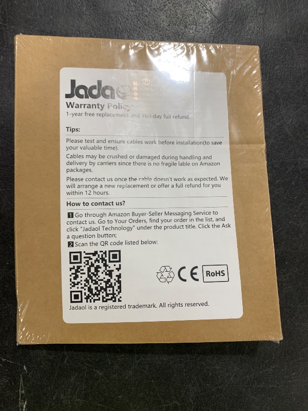 Photo 1 of Jadaol Cat 6 Ethernet Cable 50 ft, Outdoor & Indoor 10Gbps Support Cat8 Cat7 Network, Flat RJ45 Internet LAN Computer Patch Cable for Router, Modem, Switch, Gaming Consoles, Streaming Devices, White