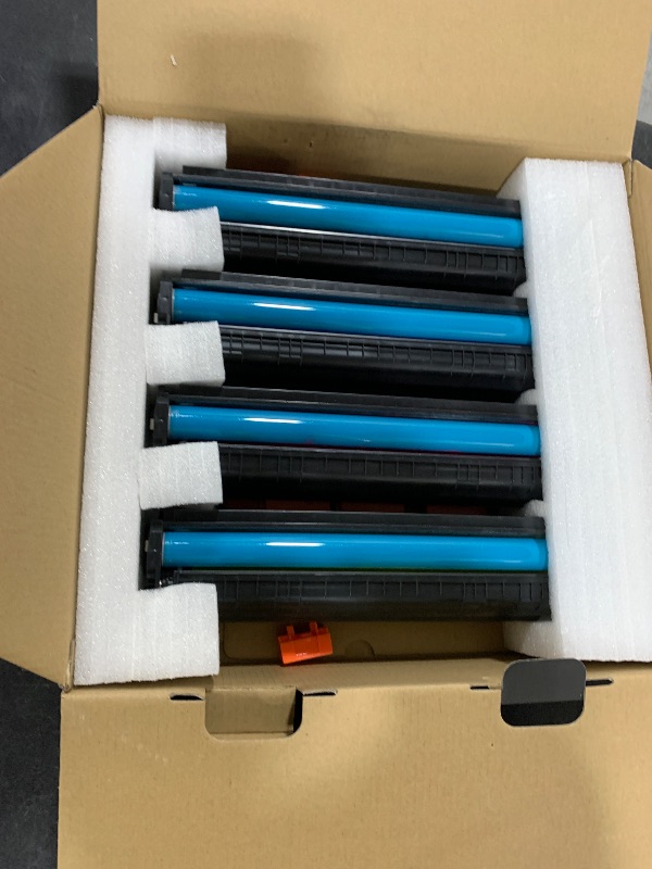 Photo 1 of 206A Toner Cartridges 4 Pack (with Chip) Compatible Replacement for HP 206A 206X for Color Laserjet Pro MFP M283fdw M283cdw M283fdn M282nw Pro M255dw M255nw M283 M255 Printer W2110A W2110X High Yield