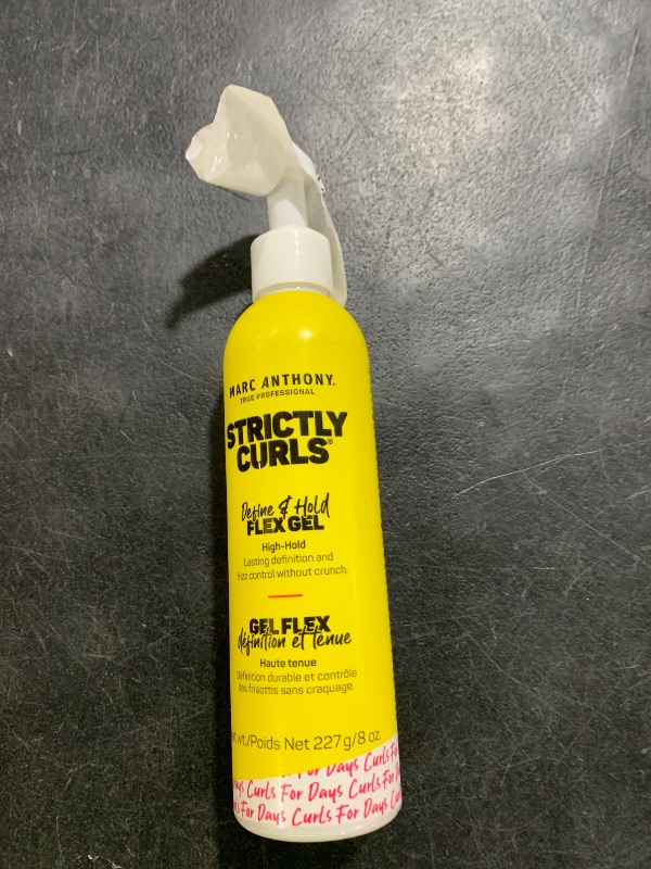Photo 1 of Marc Anthony Define & Hold Flex Hair Styling Gel, Strictly Curls - Medium to Coarse Curls - High Hold, Long-Lasting Frizz Control & Added Shine with Shea Butter - Anti-Frizz Hair Products for Women