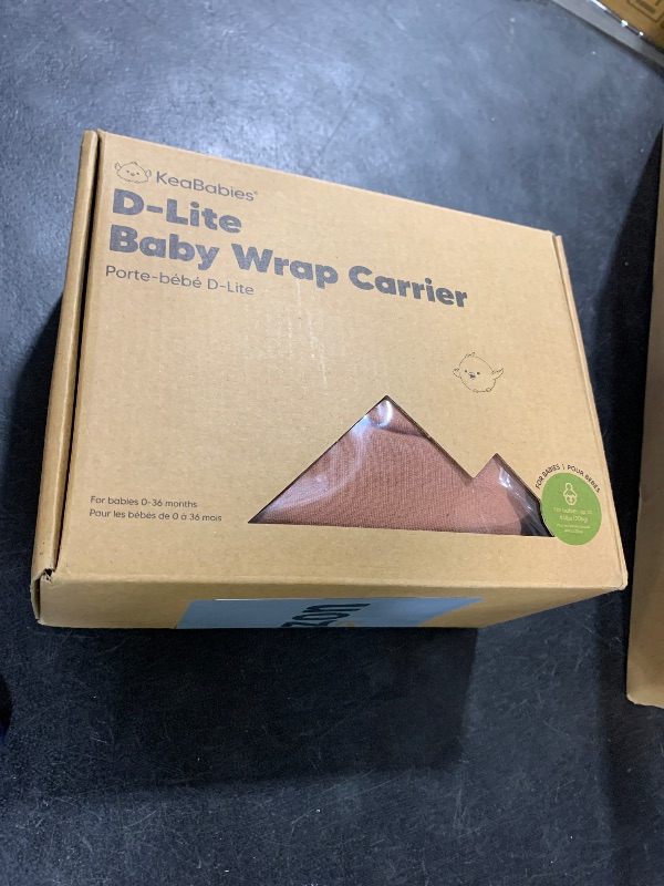 Photo 1 of KeaBabies Baby Wrap Carrier Ring Sling - Easy to Wear, Adjustable D-Lite Baby Carrier Newborn to Toddler, Infant Carrying Shirt, Hands Free Bonding, Breathable Fabric Wearing Wrap (Terracota)