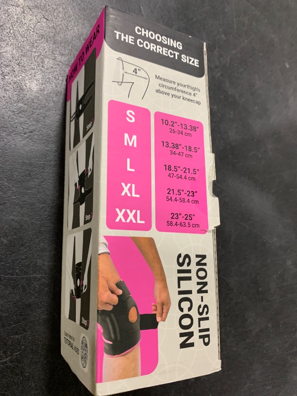 Photo 1 of DR. BRACE ELITE Knee Brace with Side Stabilizers & Patella Gel Pads for Maximum Knee Pain Support and fast recovery for men and women-Please Check How To Size Video (Large, Orion)