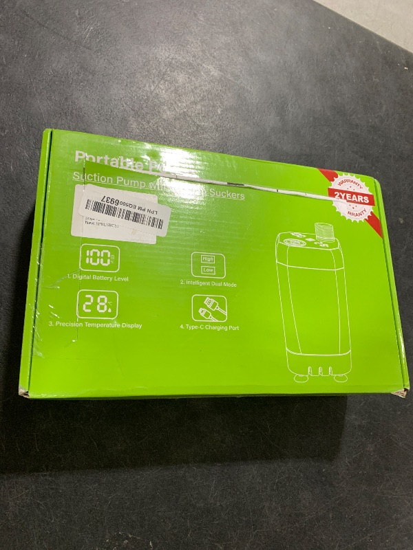 Photo 1 of Spopal Portable Shower for Camping, [Long-Lasting] 6000mAh Rechargeable Camping Shower with Intelligent LED Display, 4 Spray Modes, IPX7 Waterproof Outdoor Camp Pump for Hiking, Travel, Car, Pet