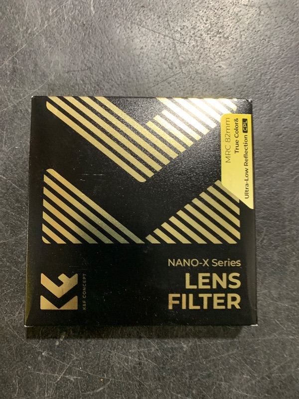 Photo 1 of K&F Concept 82mm True Color Ultra-Low Reflectivity CPL Filter Polarizer Lens Filter Circular Polarizing for Camera Lenses with 28 Multi-Coated (Nano-X Series)