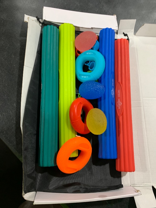 Photo 1 of DICYWUDI Flex Therapy Bar and Grip Strength Trainers set, Physical Therapy & Resistance Bar for Golfers Elbow,Tendinitis,Wrist,Forearms Pain, Improve Grip Strength and Relieve Pain