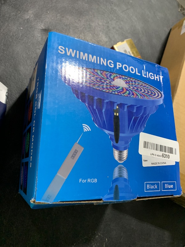 Photo 1 of CEDIO Pool Lights for Inground Pool, 120V 90W Led Pool Light Bulb for Inground Pool, Color Changing Underwater Pool Light with Remote Control, E26/E27 Replacement (Blue)
