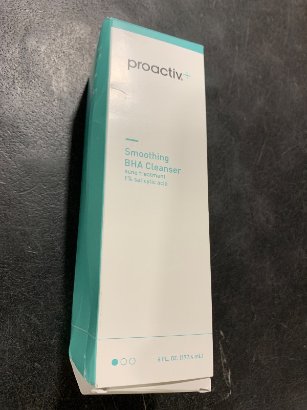 Photo 1 of Proactiv+ Smoothing BHA Cleanser, 6 oz, Unscented Acne Treatment for All Skin Types, 1% Salicylic Acid Cleanser with Soothing Aloe