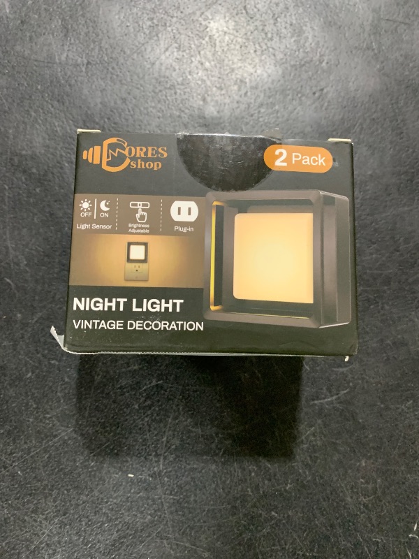Photo 1 of DORESshop LED Night Light, Night Lights Plug Into Wall [2 Pack] with Dusk-to-Dawn Sensor, Dimmable Nightlights, Adjustable Brightness for Bathroom, Hallway, Bedroom,Kids Room,Stairway,Soft White