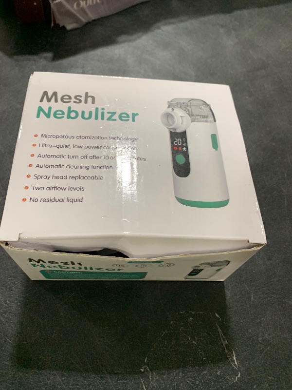 Photo 1 of Hand-held Nebulizer for Respiratory System, Portable Nebulizer with Self-Clean Mode, Rechargeable Nebulizer for Home Office Travel