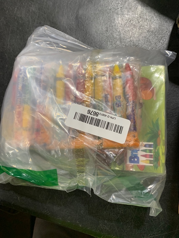 Photo 1 of Bottles N Bags 24 Mini Coloring Books & Crayons Sets For Kids, Great For Giveayays, Party Favors,Keeps Busy Kids 4 Colors Thiker Crayons Per Book
