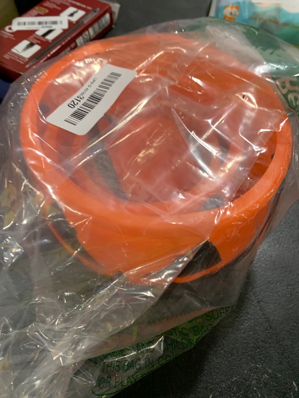 Photo 1 of 5 Pcs Halloween Pumpkin Candy Buckets - 5 Sizes Plastic Jack-O'-Lantern Sweet Snack Pails with Handles, Trick-or-Treat Candies Collection Party Favors, Halloween Goodie Bag Fillers for Kids