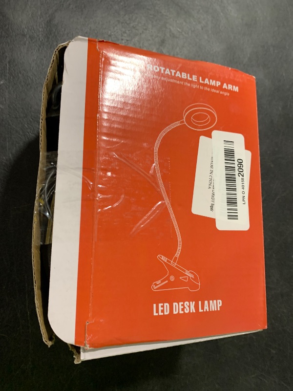 Photo 1 of 10X Magnifying Glass with Light, Clip on Mganifier with Light, 48 LED Desk Magnifying Glass wtih Clamp, 3 Modes Dimmable Magnifying LED Lamps for Bed Work Crafts DIY Repair