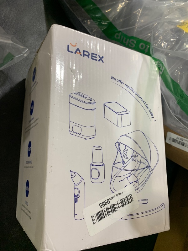 Photo 1 of LAREX Bottle Warmer, Fast Baby Bottle Warmer for Breastmilk and Formula, with Timer and Accurate Temp Control, 8 in 1 Baby Milk Warmer BPA Free with Digital Display, Bottle Warmers for All Bottles
