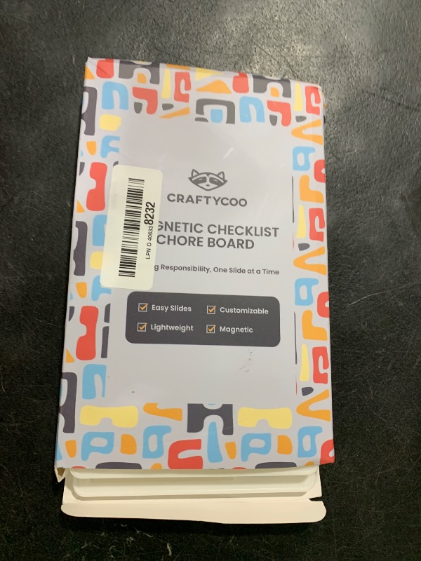 Photo 1 of CRAFTYCOO Magnetic Checklist Chore Board with Chore Sticker Book, Chores Chart for Kids, Set of 2 Magnetic Customizable Chore Charts with Insert Paper and 212 Stickers, Chore Chart for Multiple Kids