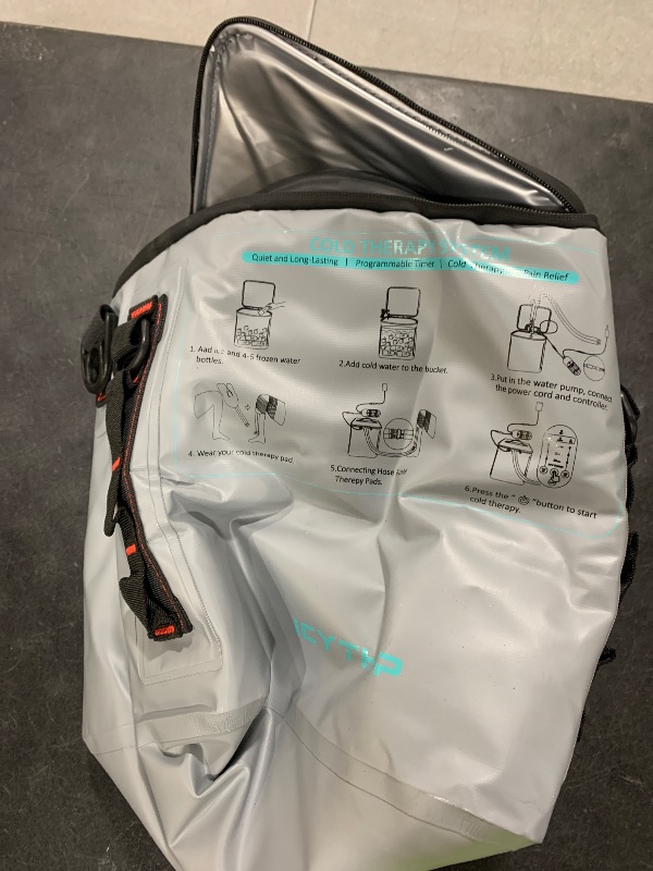 Photo 1 of ICYTHRP Cold Therapy Machine with Programmable Timer, Portable Ice Machine for Knee After Surgery, Knee Replacement Recovery System for Pain Relief w/Compression Pad for Shoulder, Hip and Ankle