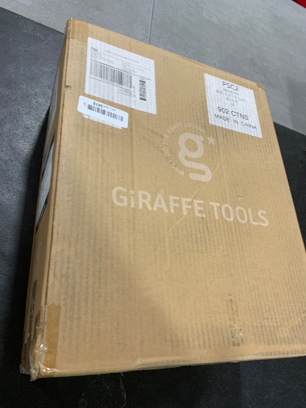 Photo 1 of Giraffe Tools Pressure Washer Hose Reel 65ft, Power Washer Hose Reel, Pressure Washer Retractable Hose Reel, Heavy Duty, Wall/Floor Mounted, 3200 PSI, Silver