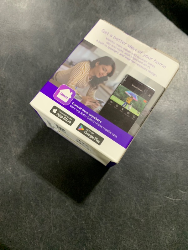 Photo 1 of Roku Battery Camera for Home Security - New 2025 Weather-Resistant Indoor & Outdoor Wireless Camera & Pet Monitor with 1080p HD & Two-Way Audio - Rechargeable, Motion Detection & Wi-Fi
