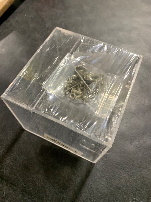 Photo 1 of GURECOD Hanging Bird Bath Cube Bird Bathtub Bath Shower Box Bowl Cage Accessory for Little Bird Canary Budgerigar Parrots Crested Myna Cockatiel Lovebird Parakeet Bath (Small)