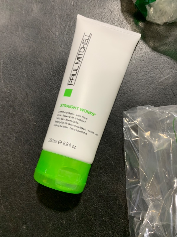 Photo 1 of Paul Mitchell Straight Works Hair Gel, Smoothing Styler, Adds Shine, For Frizzy Hair, 6.8 fl. oz.