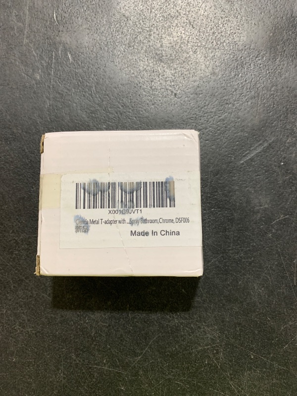 Photo 1 of Metal T-adapter with Shut-off T Valve, 7/8 or 15/16 and G1/2 3-way Water Tee Connector,for Handheld Toilet Bidet Spray Bathroom,Chrome, DSF006