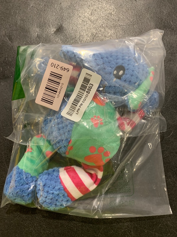 Photo 1 of Elephant Indestructible Dog Toys - Squeak & Rope Toy for Large Dogs & Aggressive Chewers, Puppy Teething Toys