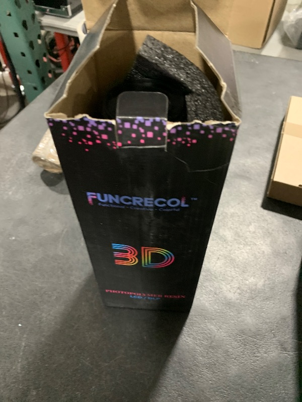 Photo 1 of FUNCRECOL Castable 3D Printer Resin Easy to Printing and Burn for Jewelry and Metal Parts, Jewelry Casting Resin with Low Ash Content High Resolution Compatible with 405nm Resin Printer 1000g Purple