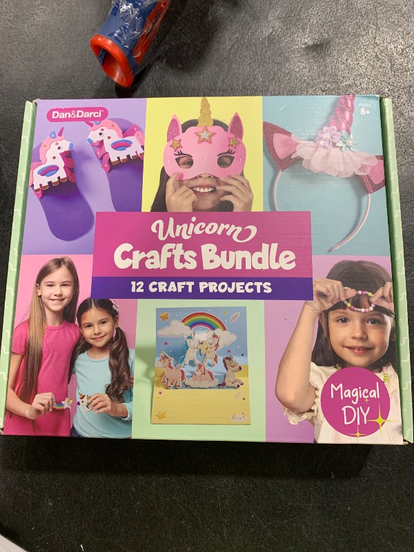 Photo 1 of Unicorn Craft Kit for Girls - 12 Projects - Gifts for 5 Year Old Girl - Arts and Crafts for Kids 4-8 - Toys for Ages 5-7 - 4 5 6 7 8 Year Old Girl Birthday Gift - Unicorn Toys for Girls Age 4-6