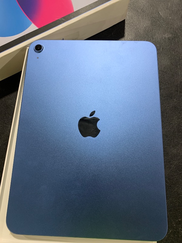 Photo 1 of Apple iPad 11-inch: A16 chip, 11-inch Model, Liquid Retina Display, 128GB, Wi-Fi 6, 12MP Front/12MP Back Camera, Touch ID, All-Day Battery Life — Blue