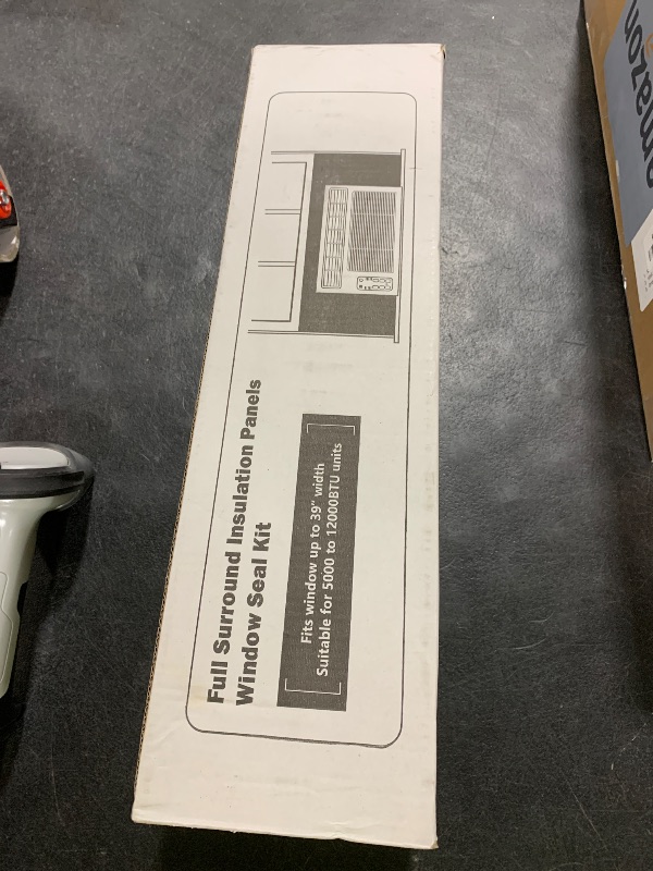 Photo 1 of BJADE'S Window Air Conditioner Side Insulated Foam Panel, One-piece Full Surround Insulation Panels Window Seal Kit, Summer and Winter Heat and Draft Insulating