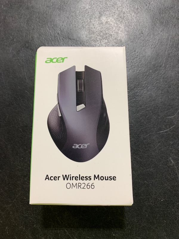 Photo 1 of acer Wireless Mouse for Laptop, 2.4GHz Computer Mouse 3 Adjustable DPI Office Cordless USB Mice with USBA Receiver, 6 Buttons, 1600 DPI, Medium to Large Sized Hands Compatible with PC, Laptop, Desktop
