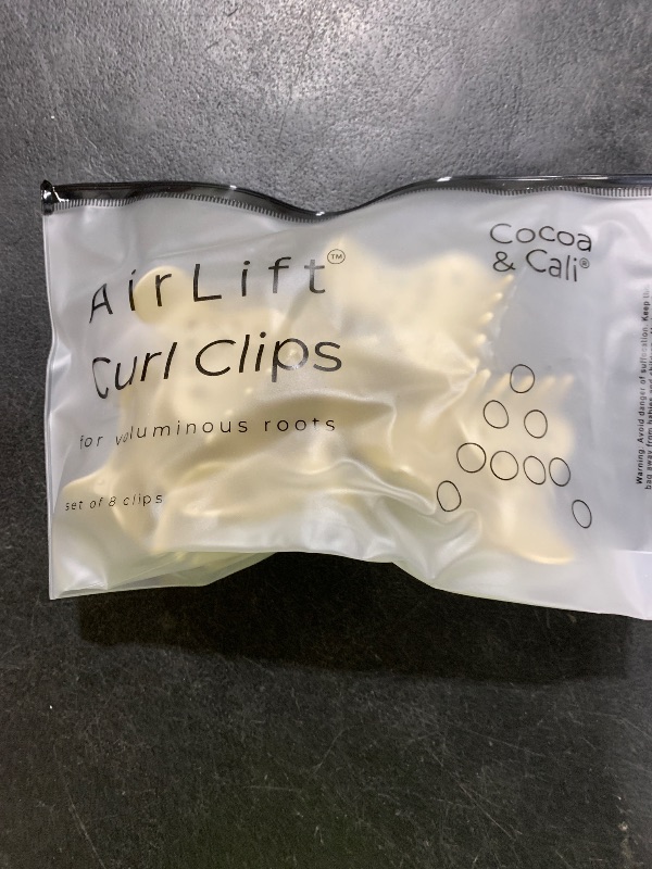 Photo 1 of Cocoa & Cali AirLift - 8 Root Lifting Hair Clips for Volume at the Roots and Curls that Bounce - Curl Clips - Set of 8 Volumizing Claw Clamps