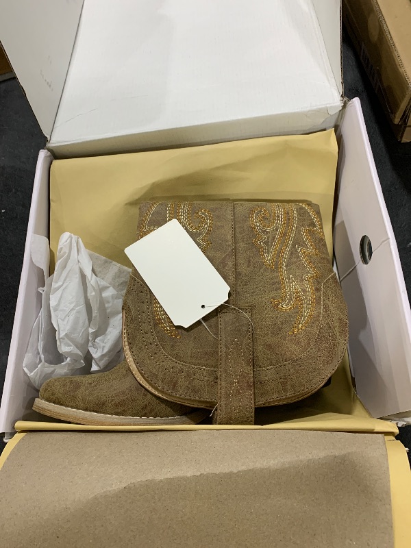 Photo 1 of HISEA Rollda Cowboy Boots for Women, Cowgirl Boots, Comfortable Western Boots with Pointed Toe Stitched Embroidery for Country Concert Dancing Wedding Traveling Daily Outfits