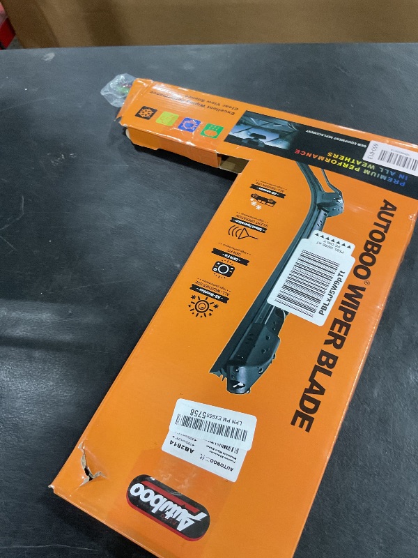 Photo 1 of AUTOBOO 28" and 14" Windshield Wipers Blades (Pack Of 2),OEM Quality Premium All-Seasons Wiper blades,Stable and Quiet Armor wiper blades