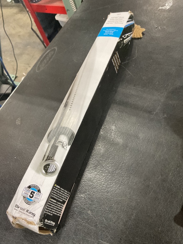 Photo 1 of Broil King 18631 Tube Baron Burner, Measures 15.77-Inches Long, Chrome