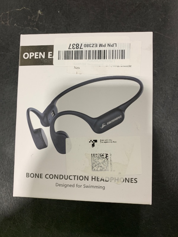 Photo 1 of SAMVEK Swimming Headphones IP68 Waterproof, Bone Conduction Headphones MP3 Player Built-in 32G Memory, Bluetooth 5.4 Wireless Headset, Open Earphones Sports Suitable for Running, Cycling, Exercise