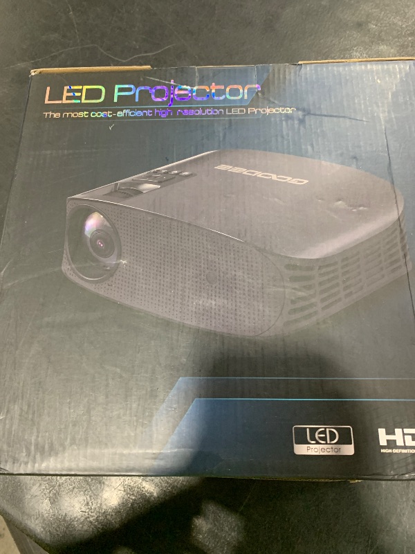 Photo 1 of GooDee Projector 4K With WiFi And Bluetooth Supported, FHD 1080P Mini Projector For Outdoor Moives, 5G Video Projector For Home Theater Dolby Audio Zoom Portable Projector TV Stick PPT (YG600 Plus)