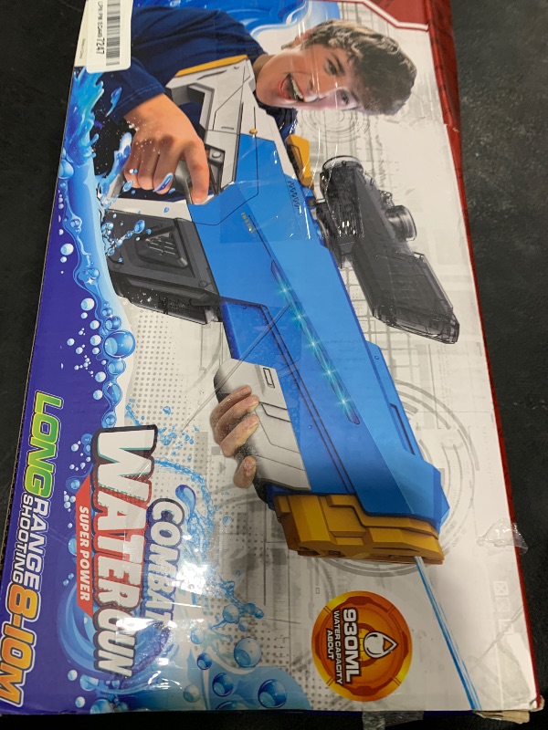 Photo 1 of Electric Water Gun for Adults Kids,Automatic Squirt Guns with Large Capacity,Powerful Water Squirt with 2Modular Battery, 26-32 FT Range,Summer Outdoor Shooting Game Pool Water Toy