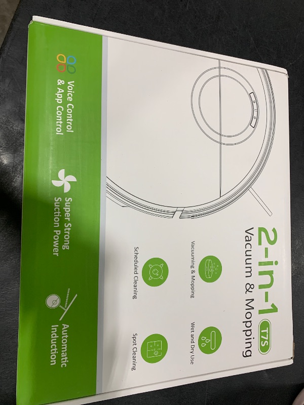 Photo 1 of UMMUND Robot Vacuum and Mop Combo, 2 in 1 Mopping Robotic Vacuum Cleaner with Schedule, Wi-Fi/App/Remote, Max Suction 2000Pa, Self-Charging, Slim, Ideal for Hard Floor, Pet Hair, Low-Pile Carpet