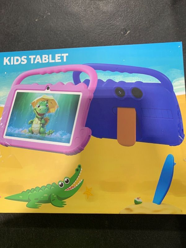 Photo 1 of YQSAVIOR Kids Tablet, 7inch 4 GB RAM | Android 12 | 32GB ROM | Bluetooth, IPS Screen, Parental Control, Dual Camera, Shockproof Case | Educational, Games, Pink Case