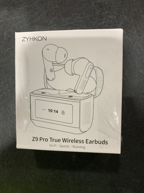 Photo 1 of ZYHKON Wireless Earbuds, Bluetooth 5.4 in Ear Light-Weight Headphones Built-in MIC,48H Bass Stereo Ear Buds with ANC Noise Cancelling Mode, IPX7 Waterproof Ear Buds with Charging Case, Navy Blue