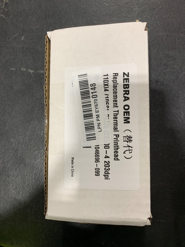 Photo 1 of P1004230 New Printhead for Zebra ZE500-4 / 110Xi4 / 105SL Plus Thermal Printer OEM Replacement 203dpi
