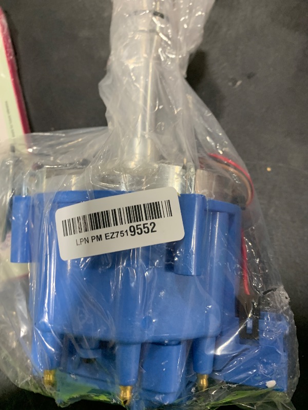 Photo 1 of AiYiGu HEI Ignition Distributor with 65K Coil 7500 RPM Compatible with Small Block Ford SBF 5.8 L 351W Windsor 8 Cylinder One Wire Installation, Blue Cap