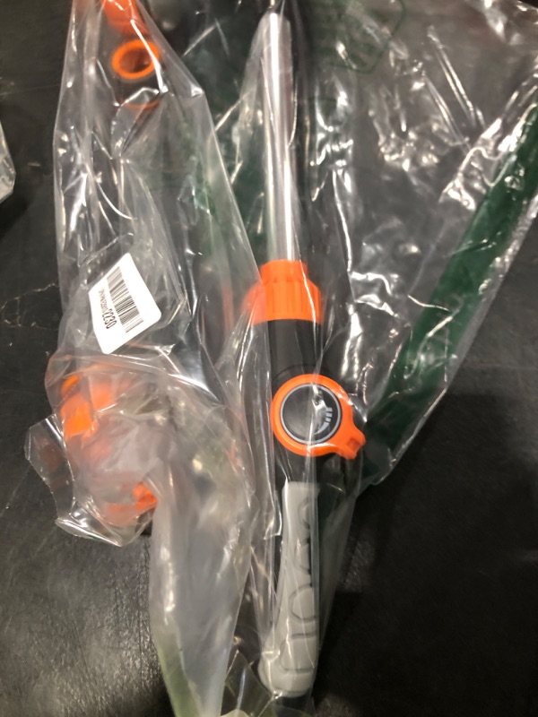 Photo 1 of LangRay Watering Wand, 18.5 Inches Long Garden Hose Wand with 180° Swivel Head, 8 Spray Patterns, Adjustable Garden Sprayer Wand with 2 Hose Connectors 1/2 Inch and 1 Nozzle