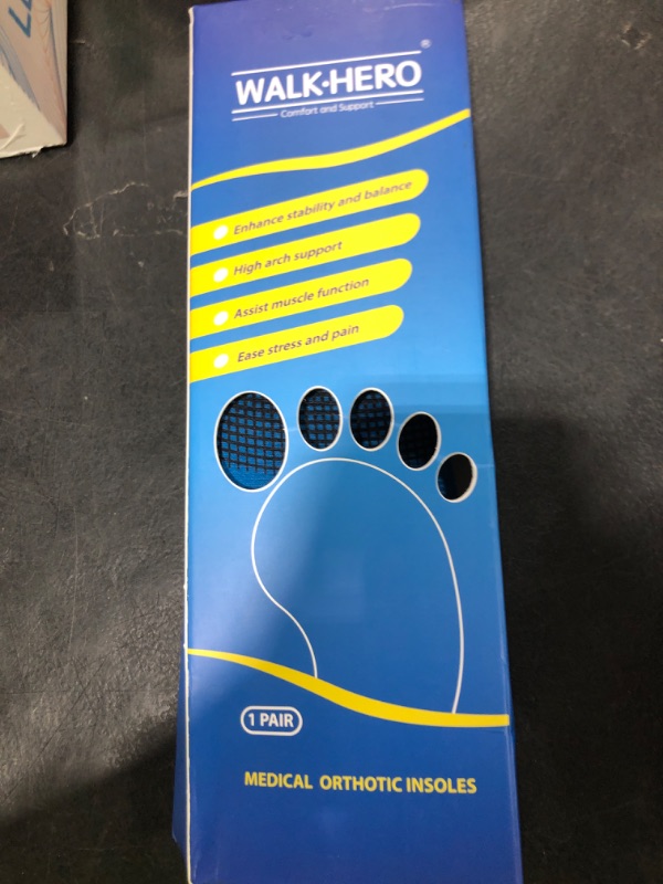 Photo 1 of Plantar Fasciitis Insoles for Men Women - Orthotics Inserts, Shoe Insoles Arch Support Flat Feet Inserts Work Boot Insoles for Standing All Day (Mens 9-9 1/2 | Womens 11-11 1/2)