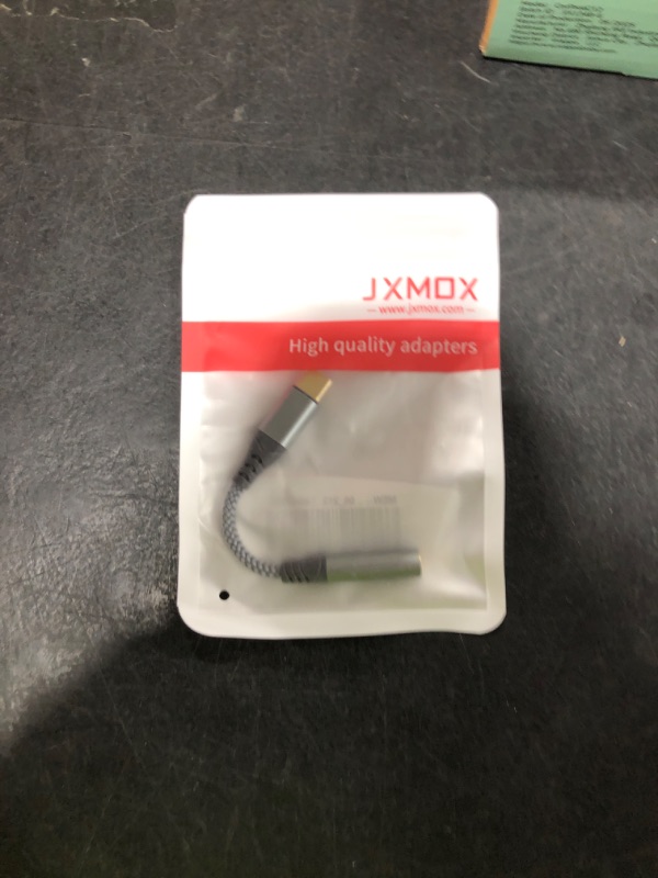 Photo 1 of JXMOX USB Type C to 3.5mm Female Headphone Jack Adapter, USB C to Aux Audio Dongle Cable Cord Compatible with iPhone 16 Pro Max 15 Pro Max, Samsung Galaxy S24 S23 S22 Ultra, Pixel, iPad Pro, MacBook