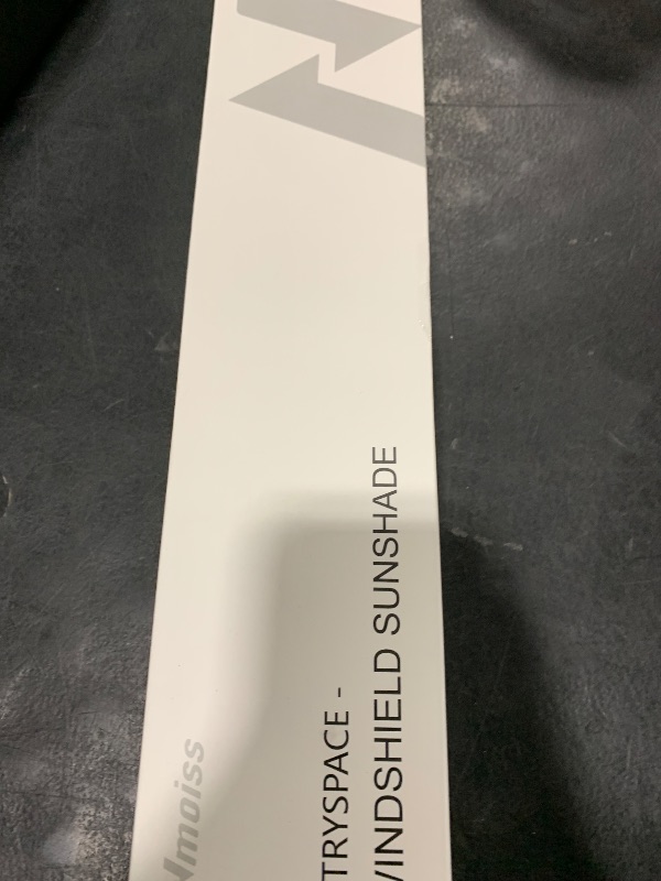Photo 1 of [2025 Upgrade] Nmoiss Windshield Sun Shade Umbrella - [Vinyl Coating Heat Shield] Protect Car from Sun Rays & Heat Damage Keep Cool and Protect Interior, Spring Structure Edge Medium 56" L x 31" W