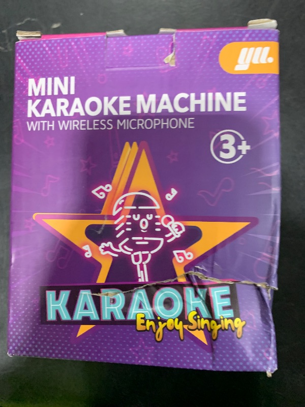 Photo 1 of YLL Mini Karaoke Machine for Kids Adults, Portable Bluetooth Speaker with 2 Wireless Microphones, TOP Birthday Gifts Toys for Girls Ages 3, 4, 5, 6, 7, 8, 9,10,11,12+ Years Old Toddler (Lightpink)