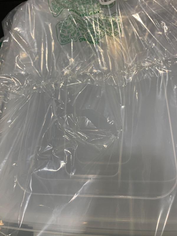 Photo 1 of Anbers 16 Quart Clear Latching Storage Containers with Lid, Plastic Storage Box, 2 Packs