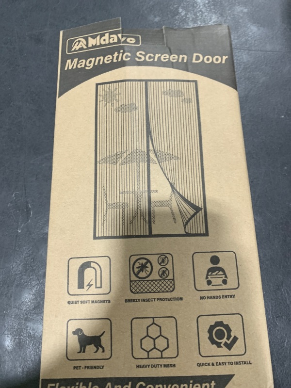 Photo 1 of Magnetic Screen Door, Keep Bugs Out, Pet & Kid Friendly?Works with Front Doors, Sliding Doors,Fit Door Size 38 x 80 Inches
