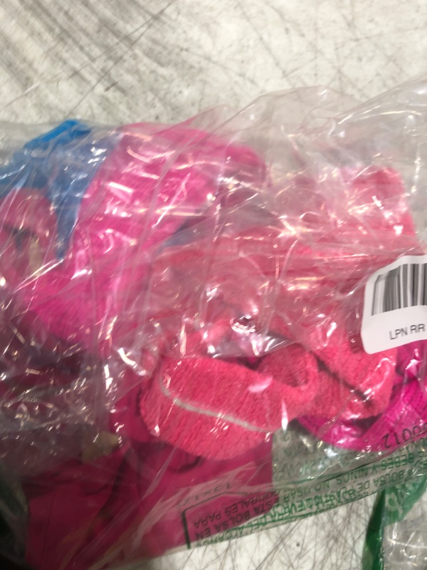 Photo 1 of Giegxin Kids 80s Workout Costume Halloween Outfit Accessories Retro Neon Leotard Legging Headband Wristband Leg Warmers(Small,Rose Red, Lake Blue)