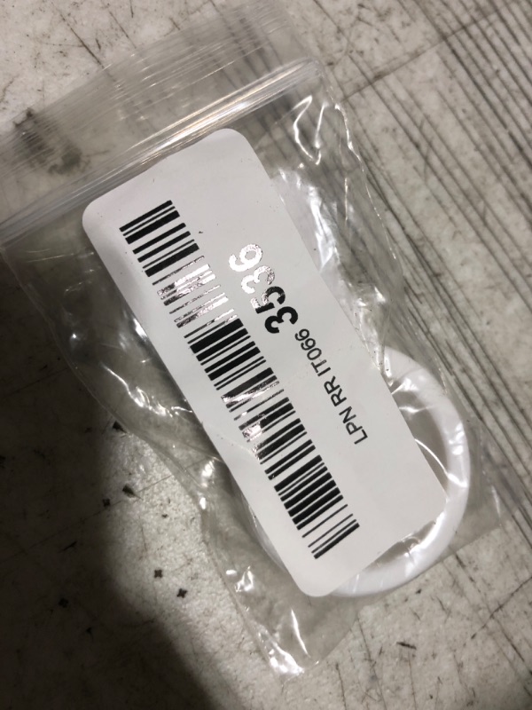 Photo 1 of 1 PAIR (2pcs) SILICONE FLAT FLARE TUNNELS Double Flare Gauges Thin Soft Flexible Flesh Plugs 1041 (1-1/4" (32MM), White)